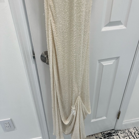 Vintage Jenny Packman gown. Preowned . With stains. No size. Fits 4 - Picture 10 of 14
